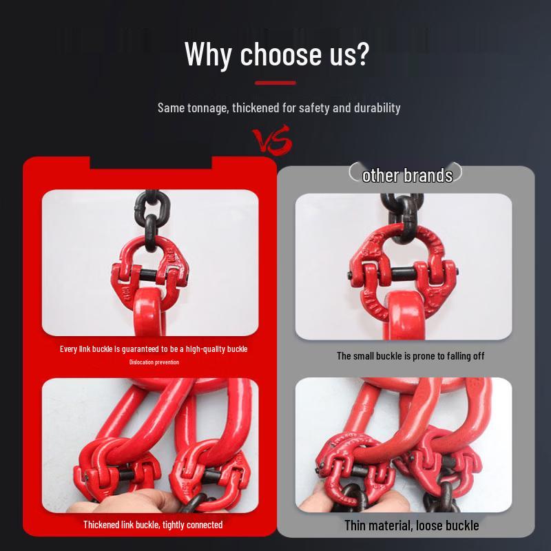 Heavy-Duty 4-Leg Lifting Chain Sling