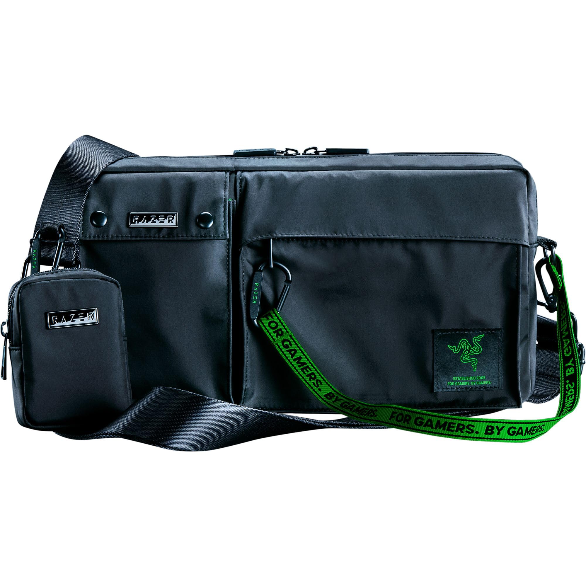 

Razer Xanthus Crossbody Bag, Water-Repellent, Multifunctional, Steam Deck Storage, Nintendo Switch Storage [Official Japanese Retailer Warranty]