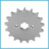 BULLSPANN Fitting Screw Metal Titanium Tone Motorcycle Sprocket Front Engine Sprocket 428 Chain 17T 17mm Replacement Parts Accessories