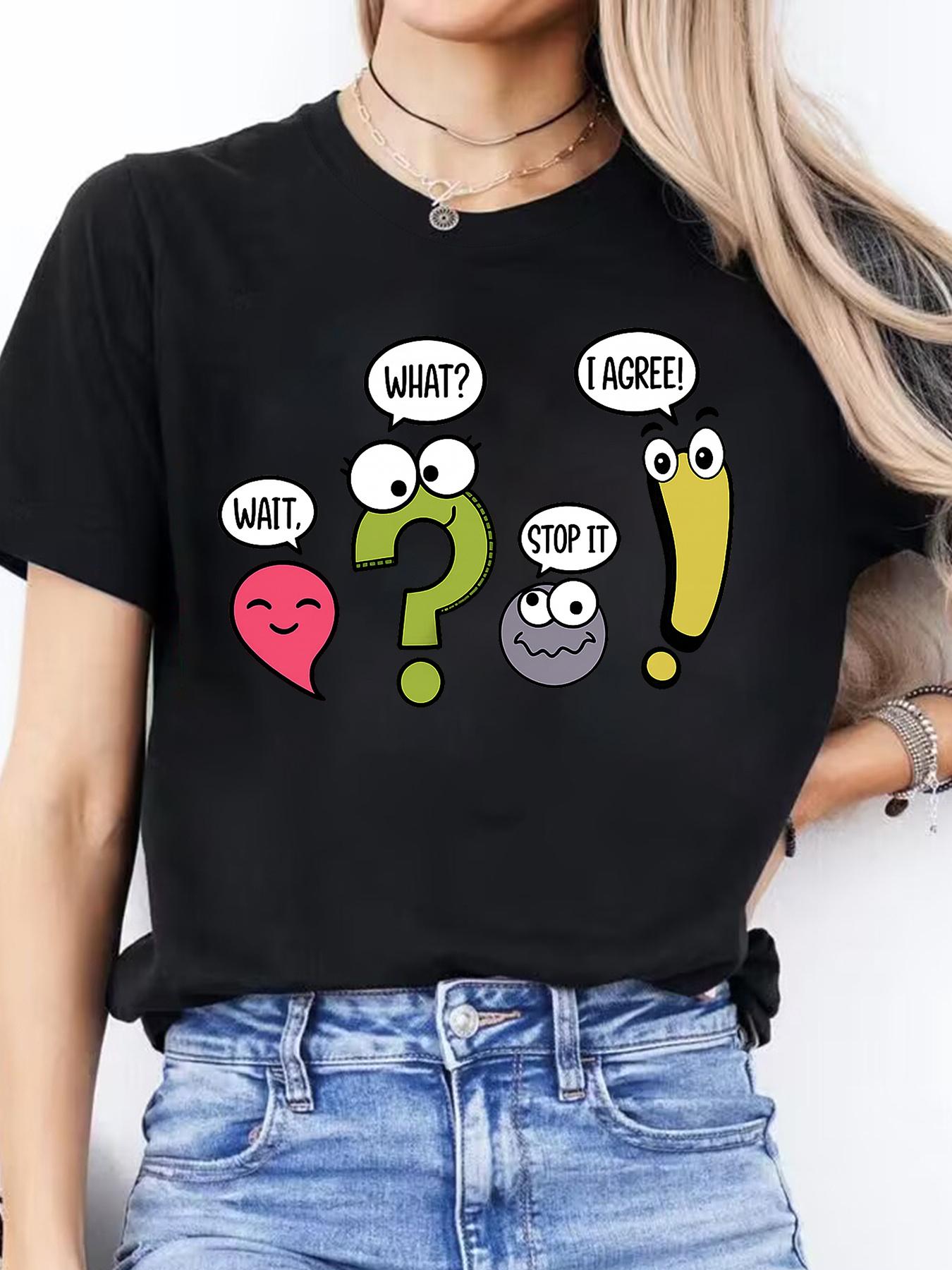 

Women s Spanish Alphabet A-Z Print T-Shirt - Spanish Language Learning, Casual Short Sleeve Round Neck Blouse for Spanish Class & Casual Attire 4XL чорний