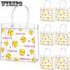 10pcs Softball Clear Gift Bag with Handles Plastic Soft Ball Goodie Sport Theme Party Favor Treat Bag for Snack Softball Theme Bags Gift Wrap Bags