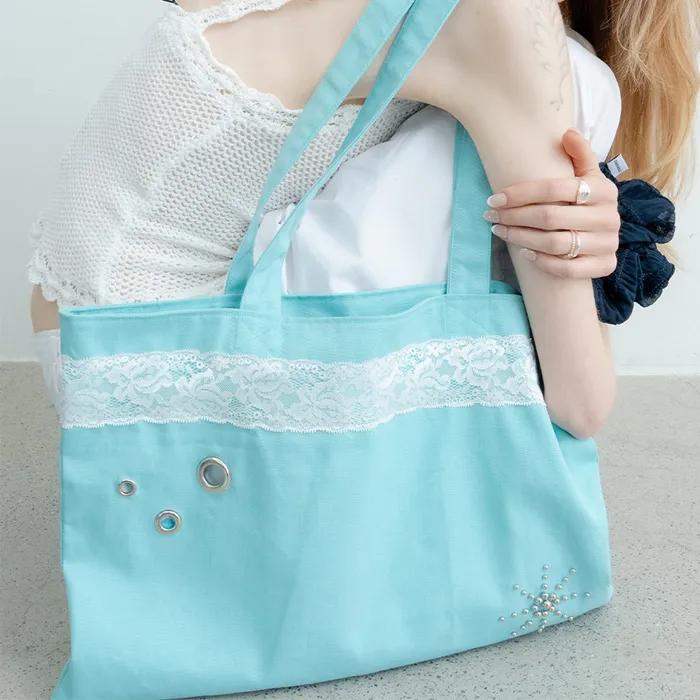XND Lace Eco Bag_Mint