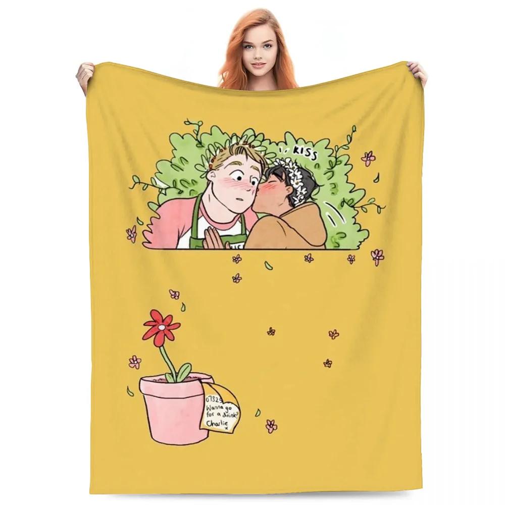 Shunika Chen Unisex Fluffy Soft Heartstopper Blankets For Winter Summer Blanket Bedspread On The Bed Bedroom Decoration Throw Decorative Sofa Fleece