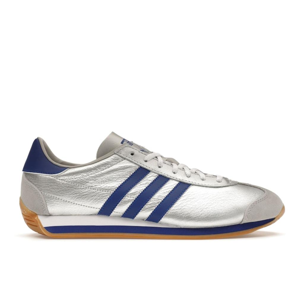adidas Country OG Matte Silver Bright Blue Unisex Sneakers Cloud-White IE4230