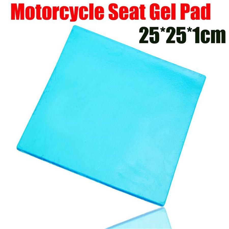 Universal DIY Modified 1cm Thickness Polyurethane Elastic Fiber Gel Pad Motorcycle Seat Cushion Comfortable Mat Shock Absorption Mats 25x25cm