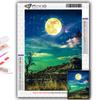 Full 5D Diy Diamond Painting Moon Art 5D Diamond Painting