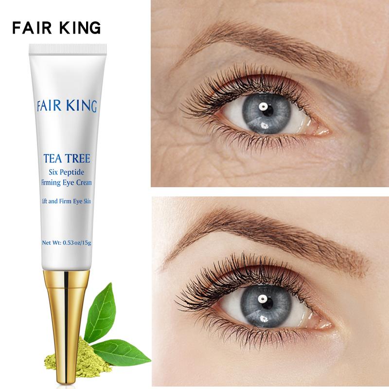 Six Peptide Eye Serum Anti-Wrinkle Whitening Skin Care Dark Circles Eye Cream Against Puffiness Face Anti Aging Hyaluronic Acid