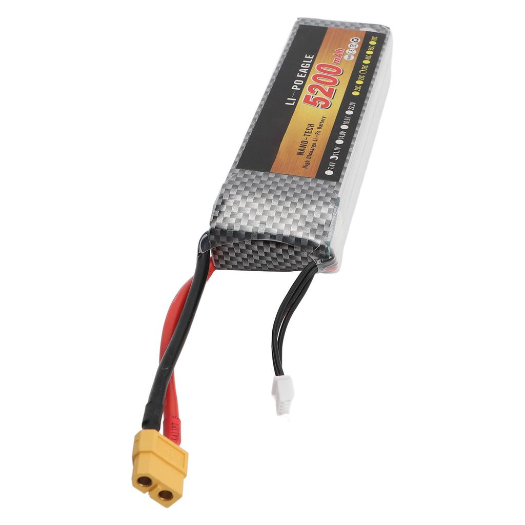 5200mAh Lithium Battery 35C 11.1V XT60 Li Polymer RC Car Battery for Remote Control Car Truck Vehicl