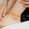 cotoit Orange Flower Anklet