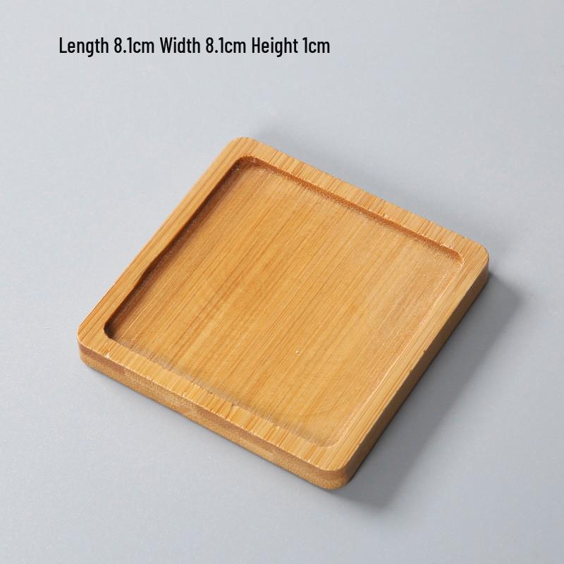 Bamboo Cup and Flower Pot Mat - Round, Rectangular, Irregular Shapes In Multiple Sizes