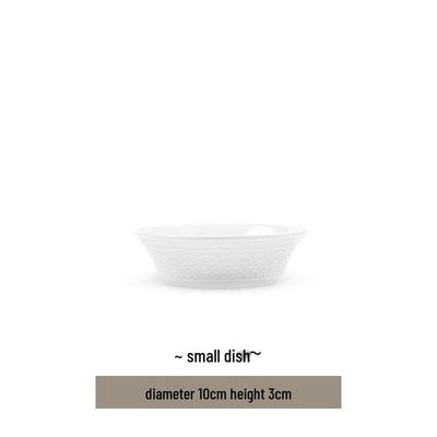 French Embossed Ceramic Dinnerware