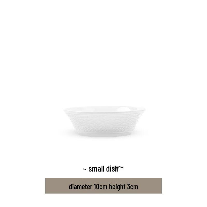 French Embossed Ceramic Dinnerware