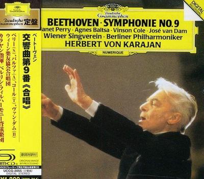 CD HERBERT VON KARAJAN  Beethoven Symphony No. 9 Chorus S UCCG2055  2011 Japan ObiClassical Used