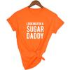 Looking For A Daddy Letters Print Women Tshirt Funny Short Sleeve Summer Tees Harajuku Female