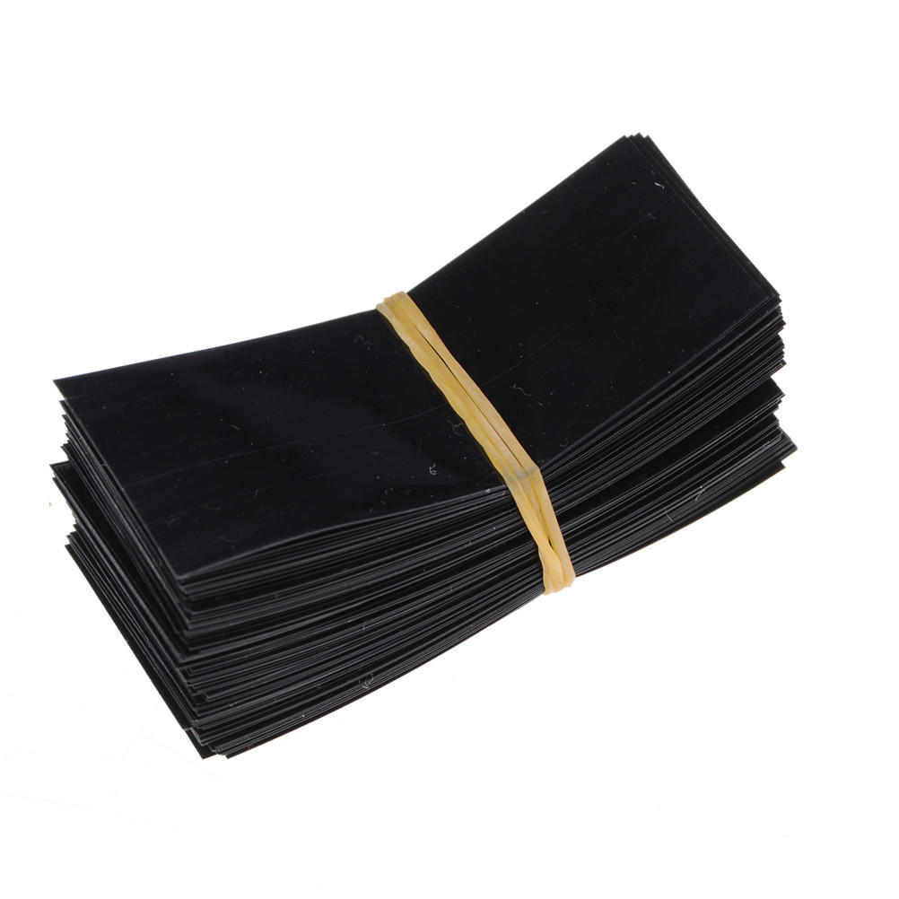 100x 18650 Battery Wrap PVC Heat Shrink Tubing Pre-cut Precut ji