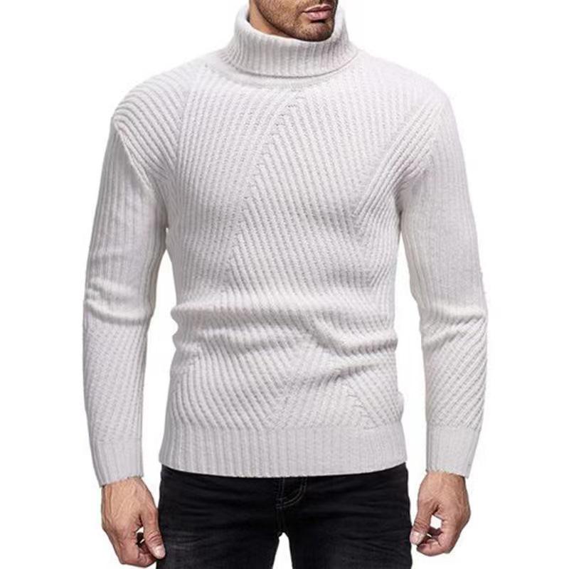 Men s Lapel Knit Sweater - Autumn/Winter Collection S