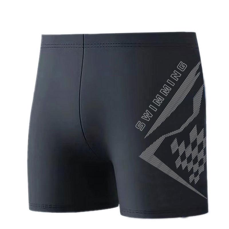Men s Plus Size Quick-Dry Anti-Embarrassment Five-Point Swim Trunks for Hot Springs 1XL: 90-120 lbs