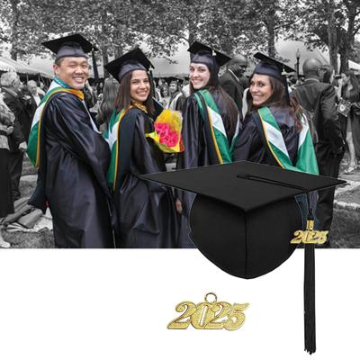 Maturitná čiapka 2025 s brmbolcom, bakalárska čiapka s nastaviteľným elastickým pásikom, doplnok k maturitným šatám, čiapka na promócie magisterského štúdia