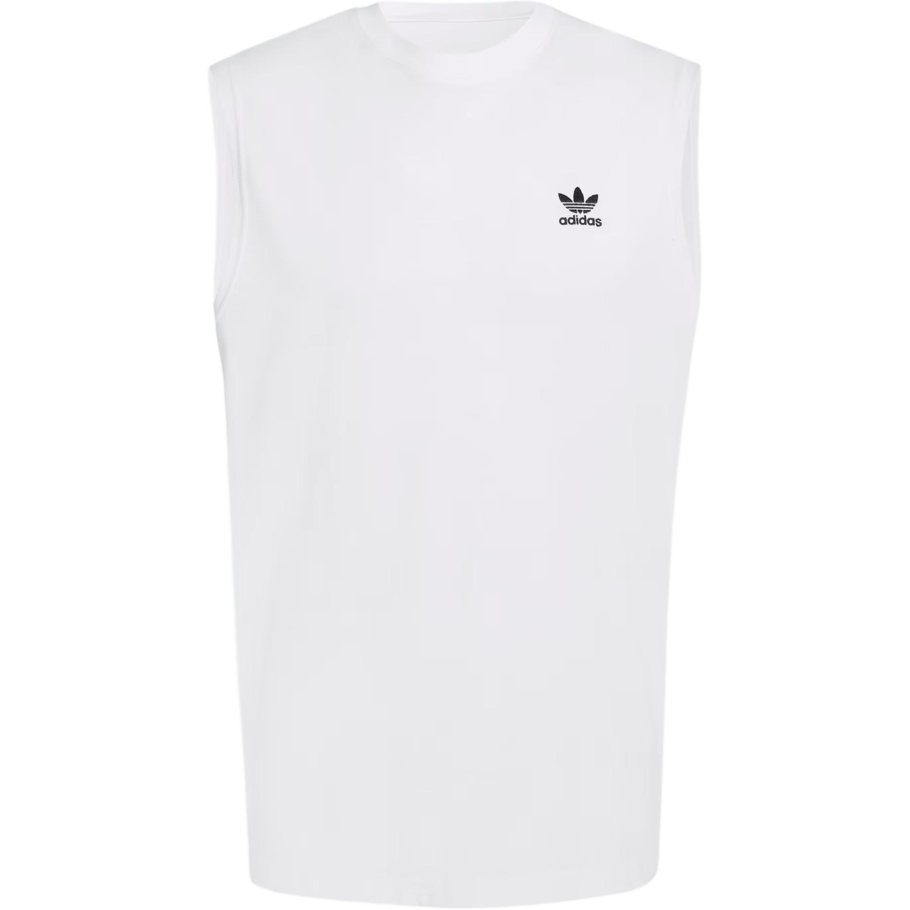 Adidas Originals Trefoil Essentials Solid Color Logo Crew Neck Tank Top Men tops KE3396 L