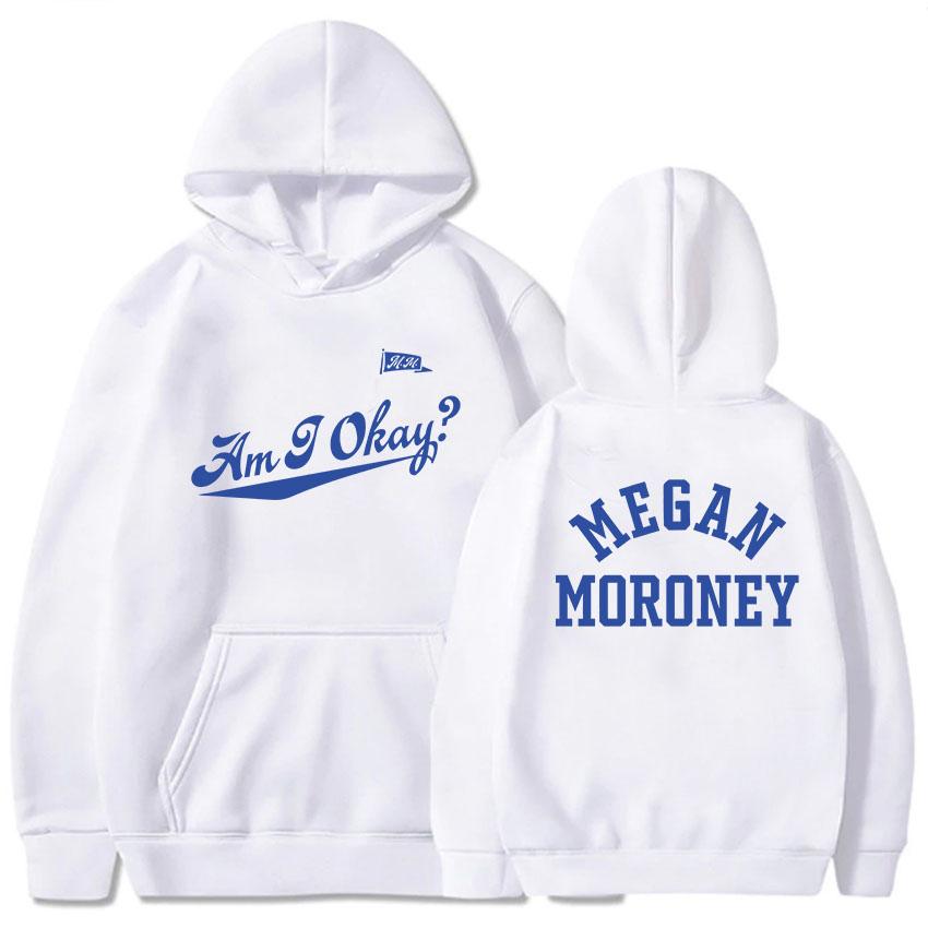 Herren Hoodies Megan Moroney Am I Okay Album Druck Sweatshirts Sudaderas Kapuzenpullover Winterfleece Pullover Lässiger Unisex Hoodie Top