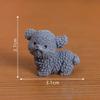 Figurines Miniatures Cute Puppy Dog Micro Landscape Ornaments for Home Decorations Room Decor DIY Desktop Car Accessories