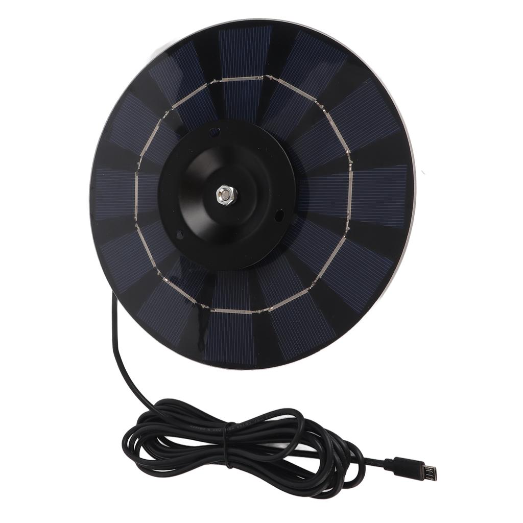 Solar Panel 5W Battery Charger Solar Panel Power Supply with 3 Meter Cable for Outdoor