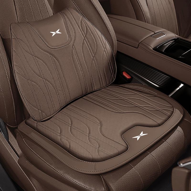 XPeng Opěrka hlavy a bederní opěrka do auta pro modely P7, P5, G3i, G9, G6 – Prodyšná a pohodlná.