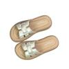 Thick-bottomed cool slippers women's summer outer wear 2025 new fashion non-slip soft bottom lightweight one-word drag with skirt