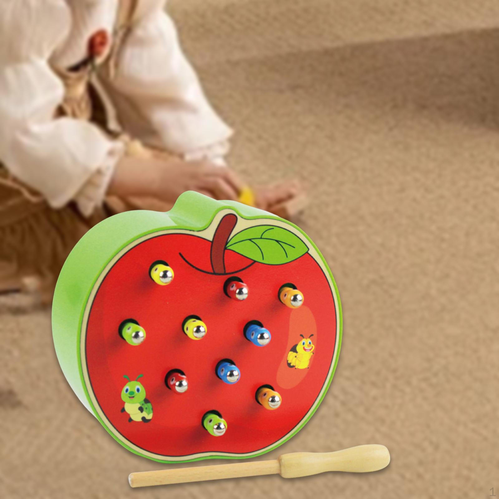 

Игра «Поймай жуков» для развития мелкой моторики у детей 3, 4, 5 лет. Подарок на вечеринку в форме яблока apple shape