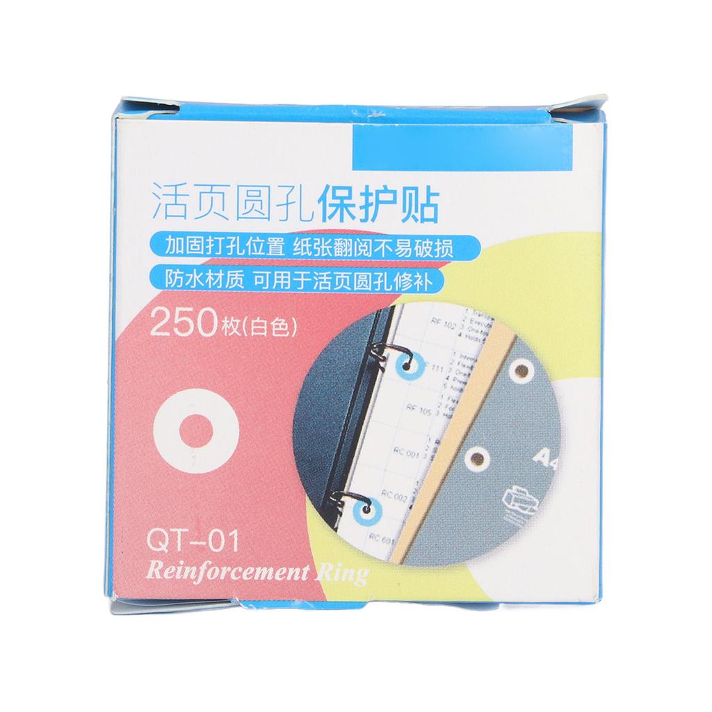 Hole Punch Reinforcers Stickers Production PVC Waterproof Simple Reinforcement Labels