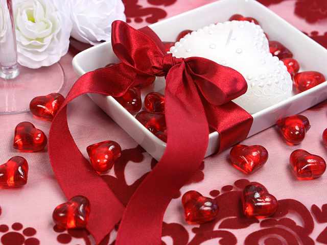 Crystal Hearts, Red, 30 Pcs, 1 Pack