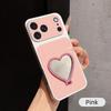 Phone Case For RedMi 15 15C 14C 13 13C 12 12C 10C 9C 9A 9 4G 5G with Heart-Shaped Mirror Kickstand Cover