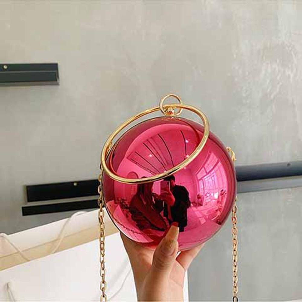 Kedjekula Handväska Armbandsväska Damkuvertväska Retro Kväll Bankettväska Fest