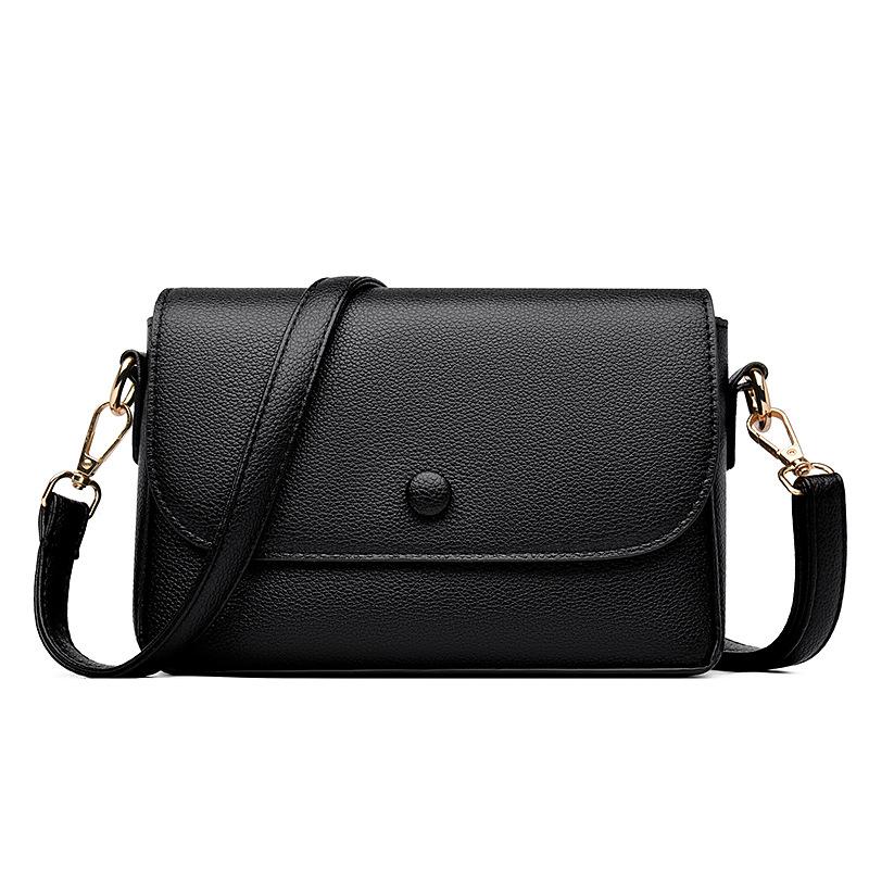 

Городская простая модная сумка через плечо, летняя, темпераментная, универсальная, женская сумка через плечо, женская сумка чёрный