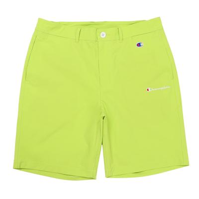 Elektrostatisches Wasser Schriftzug Logo Limette [Champion] Shorts, Pflege, Stretch, Wasserabweisend, Shorts, Herren Golf, C3-ZG502