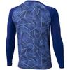 MIZUNO Global Elite Graphic Undershirt Long 12JADP88 Size S Pastel Navy Baseball/Softball (Low Neck, Sleeve)