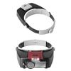 10X Stirnbandbrille Lupe Verstellbare Größe LED Lupe Lupenbrille Zum Lesen Optivisor Lupe Beleuchtet