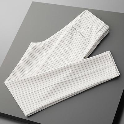 Men's Slim Fit Straight Leg Work Suit Pants with A Sense of Drape, Autumn New Style