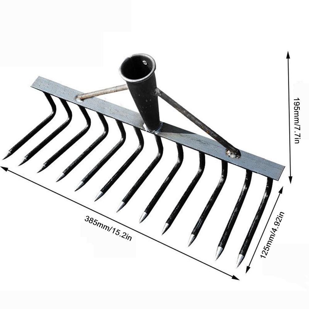 2 In 1 Garden Aerator Ventilated Scarifier Gardening Rotary Tiller Rotary Cultivator Tool Soil Plowing Tool for Garden Lawn Tool