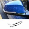 For BMW 3-Series 2013-2018 2019 Black Steel Rear View Mirror Anti-Scratch Strip