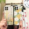 Kickstand Durable Phone Case For Samsung Galaxy M33 5G Global/SM-M336B/DS Anti-dust Oil Painting Flower Fashion Design
