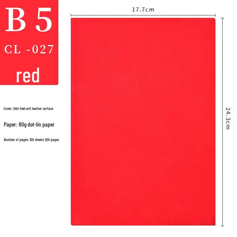 A5 PU Leather Sheepskin Notebook with Custom Logo - Business Diary & Meeting Minutes Book