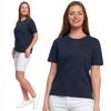 Women's Short Sleeve Cotton T-Shirt Without Side Seams MORAJ L NAVY