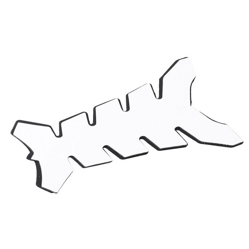 Car Stickers Large Fishbone Stickers 3D Motorcycle Body Fuel Tank Stickers Rubber Fishbone Motorcycle Tuning Car Stickers