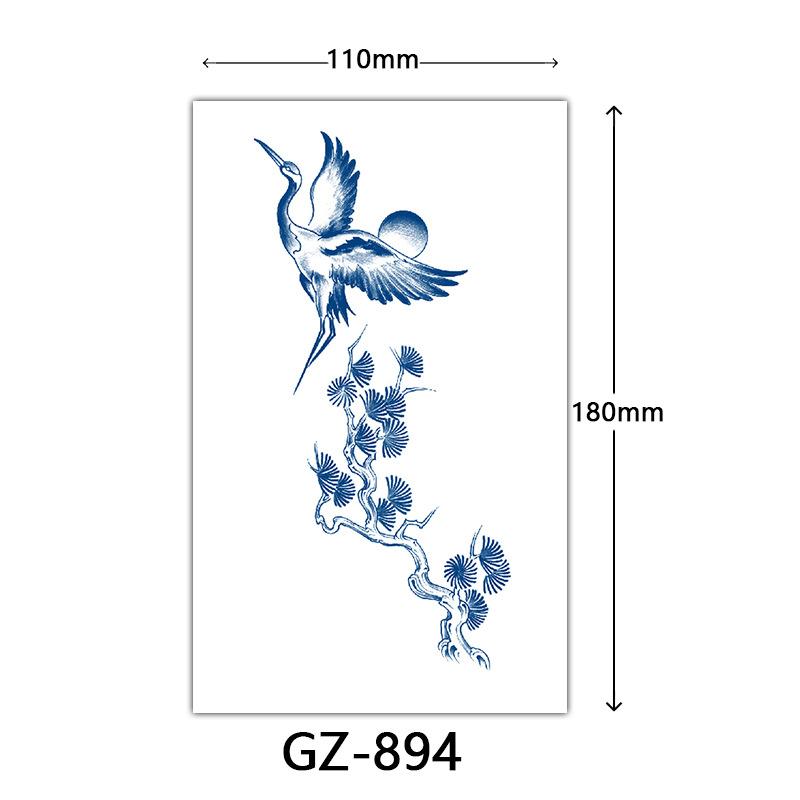 Juice Tattoo Stickers, Herbal Tattoo Stickers, Semi-Permanent English Letter Tattoo Stickers Tattoo