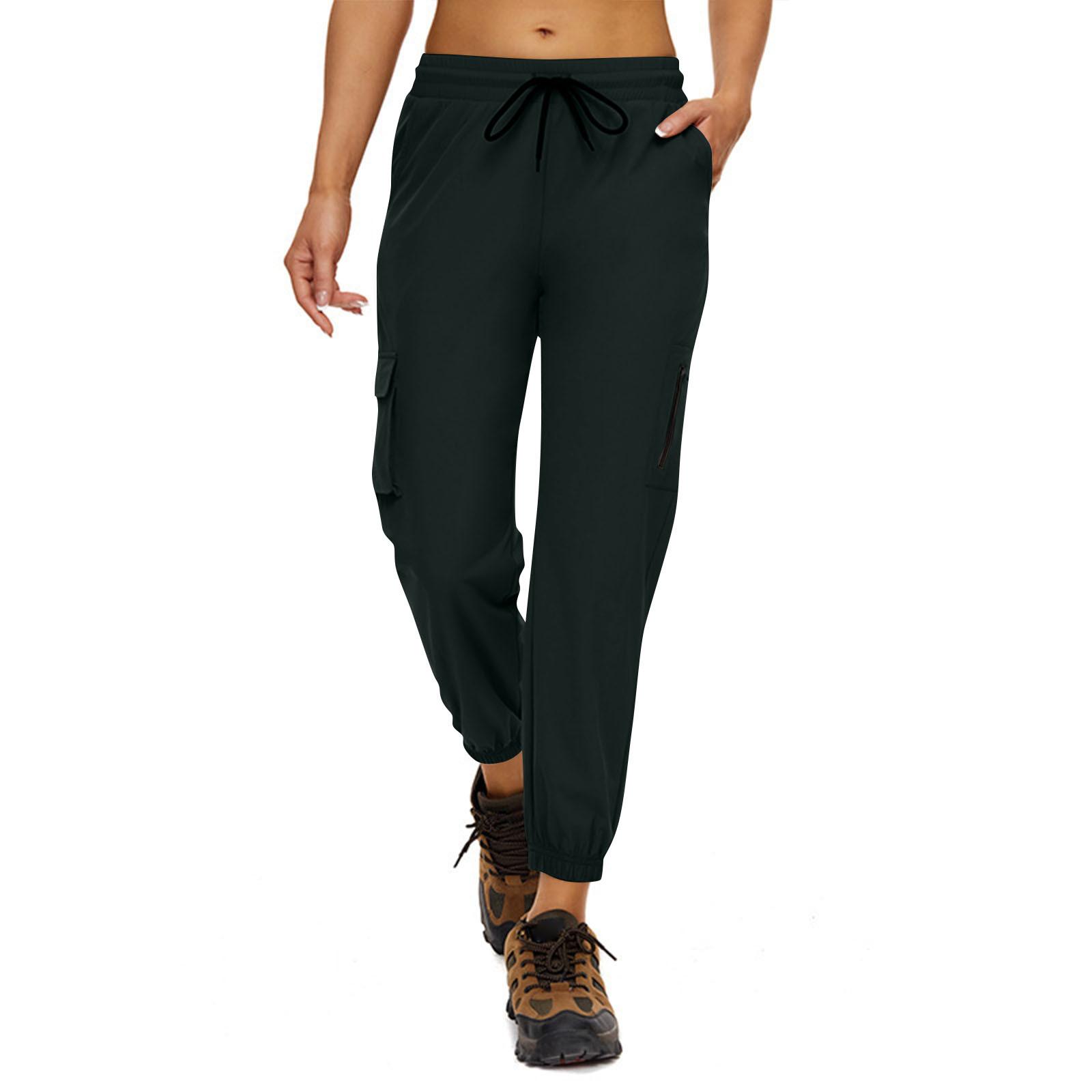 

Women s Pleated Cargo Hiking Pants With Pockets L