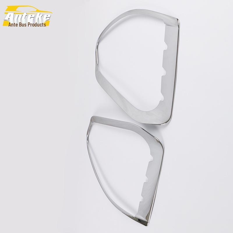 Kuga Front Fog Light Cover Ring - Fits 13 Models, Electroplated Car Accessory.