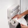 Magnetic Cling Wrap Dispenser and Cutter Wall/Refrigerator Mount Rolls Cutting Rack Kitchen Cling Film Foil Dispenser