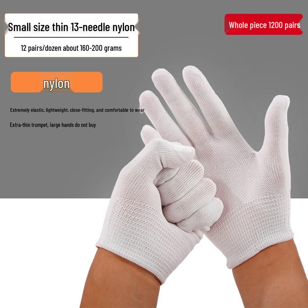 

Universal 600G Bleached Yarn Wear-Resistant Work Gloves for Construction Sites