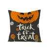New Home Furnishings Halloween Polyester Pillow Case Home Pumpkin Ghost Fire Cushion Waist Pillow Case